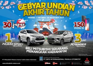 Promo Gebyar Undian Akhir Tahun Mitsubishi Serang